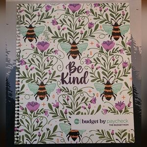 Budget By Paycheck Workbook TBM FULL SIZE Be Kind. Changeable Cover